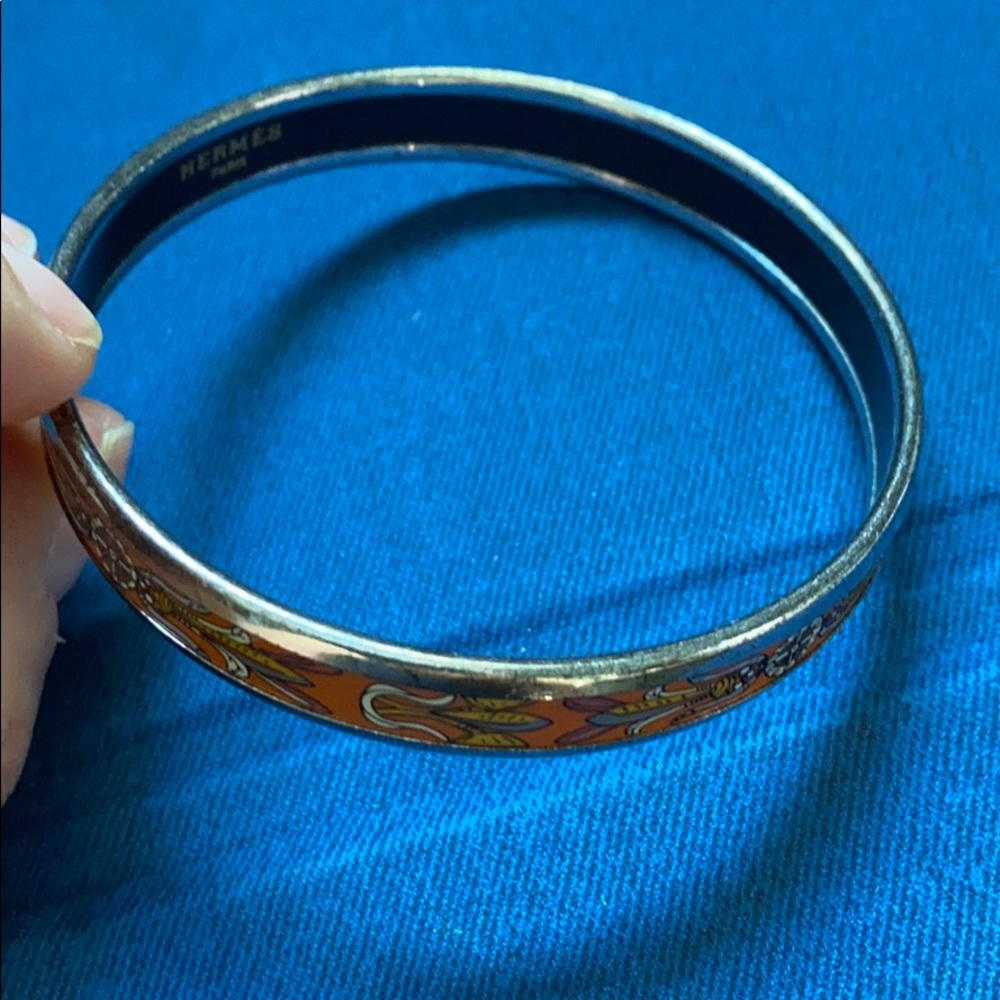 Hermès thin enamel bracelet - Picture 17 of 17